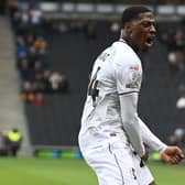 Sullay Kaikai scored his second MK Dons goal on Saturday, enough to see off Accrington Stanley at the Wham Stadium