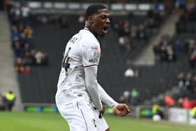 Sullay Kaikai scored his second MK Dons goal on Saturday, enough to see off Accrington Stanley at the Wham Stadium