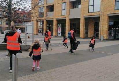 These caring children and their parents organised a litter pick in their area of MK