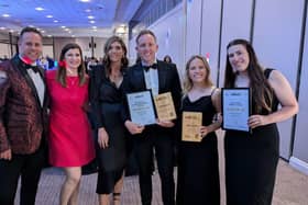 From left: Sean Havill, Filomena Havill, Kirsty Miller, David Killick, Amy Latham, Emily Harrison