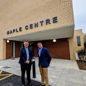The MPs are impressed with the new Maple Cent at Milton Keynes Hospital
