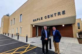 The MPs are impressed with the new Maple Cent at Milton Keynes Hospital