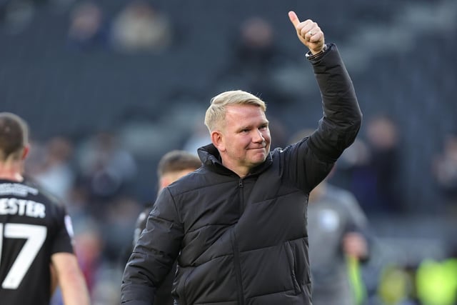 The manager oversaw his Barrow side come from 2-0 down at Stadium MK on Saturday to snatch a 2-2 draw in stoppage time, ending Graham Alexander's tenure. His odds to return to Milton Keynes are 25/1