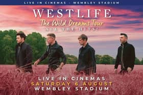 Westlife's concert will be screened live in cinemas