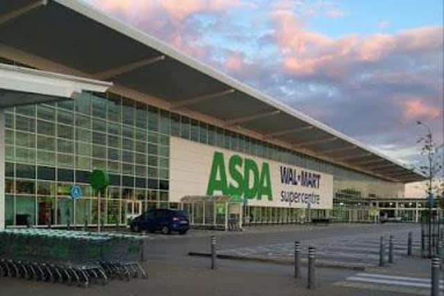 The woman dumped the broken chair outside Asda