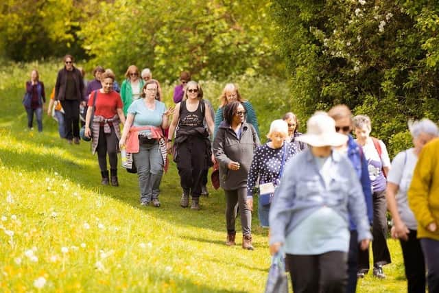 The women-only walks are held once a month in Milton Keynes