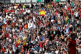 A crowd of 16,813 were at Stadium MK on Friday to watch Spain vs Finland