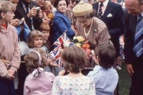 The Queen in Milton Keynes in 1979