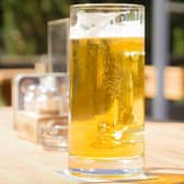 Cold beer in the sun