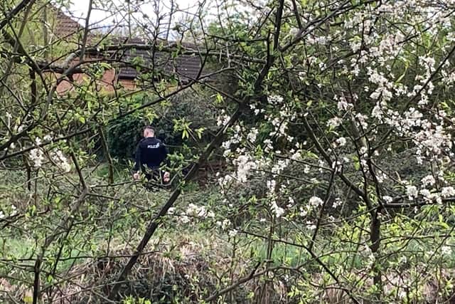 Police were searching near the canal at Pennyland