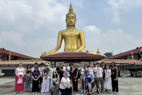 36 MK College students were flown to Thailand to help their studies