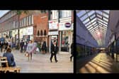 The photos show what a difference the decades have made in Bletchley