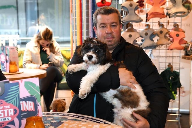 The Pup Up Cafe at Revolución de Cuba invited dog owners to enjoy a coffee while their pooches enjoyed a treat too