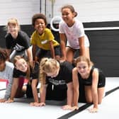 These youngsters thoroughly enjoyed their session