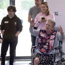 Families living with PSP &amp; CBD take part in an exercise class