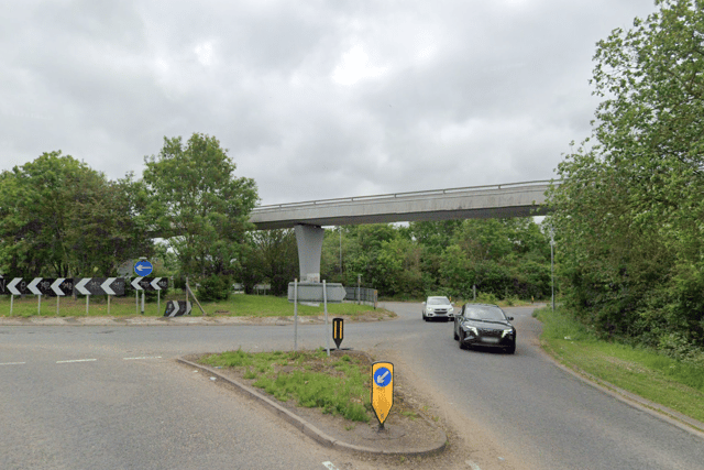 Part of the route travels over a footbridge before entering Deanshanger. Photo: Google Maps