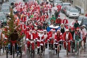 MK's Cycling Santas will meet at 5.30pm at the Old Bus Station on Thursday