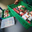 The food bank says food parcel figures are increasing year on year.