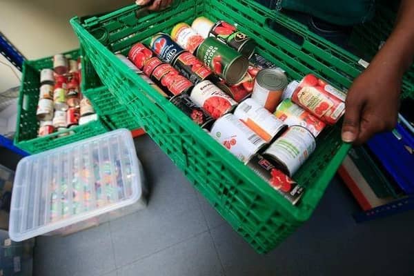 The food bank says food parcel figures are increasing year on year.