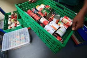The food bank says food parcel figures are increasing year on year.