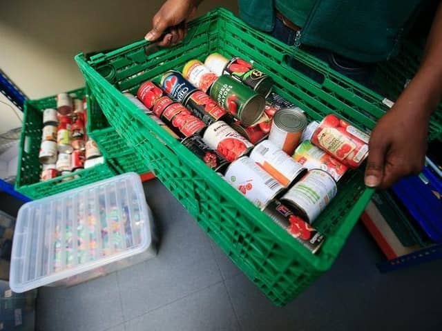 The food bank says food parcel figures are increasing year on year.