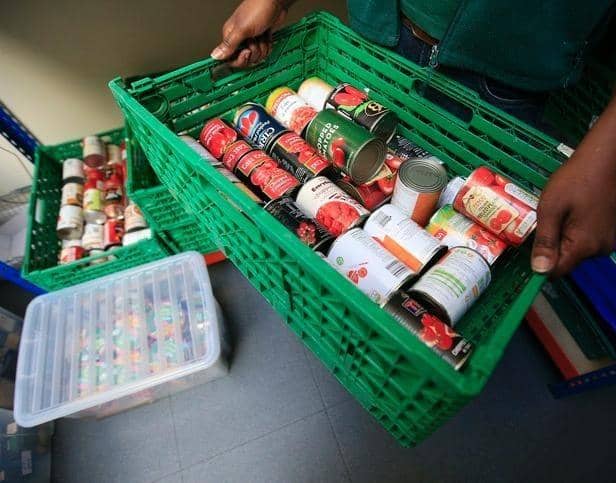 The food bank says food parcel figures are increasing year on year.
