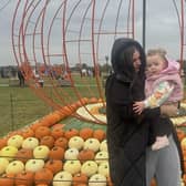 Paige Carter with her daughter Willow