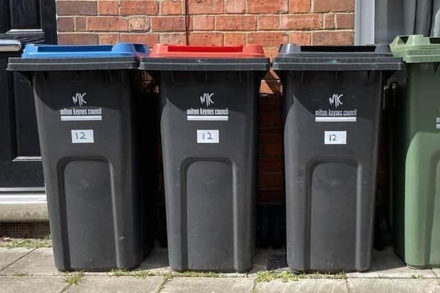 Each household in MK will be using four wheelie bins  under the new scheme, due to launch on September 4