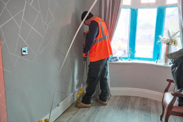 Subsidence solution, Mainmark UK engineer