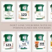 There's a range of different stickers, all at very affordable prices, to go on the new wheelie bins in Milton Keynes