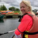 Cllr Zoe Nolan, Cabinet member for Children and Families, with Summer of Play provider Action4Youth at Caldecotte in Milton Keynes
