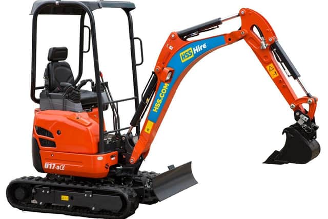The £17,000 Kubota excavator was stolen from an address in Milton Keynes but tracked down in Bulgaria