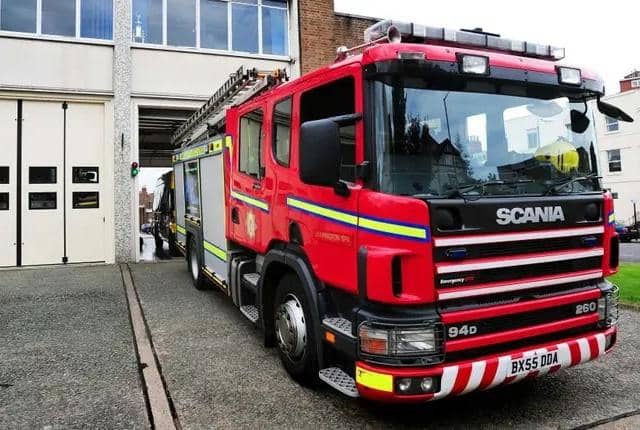 Firefighters were called to a blaze at an electrical substation in Bletchley in the early hours of the morning