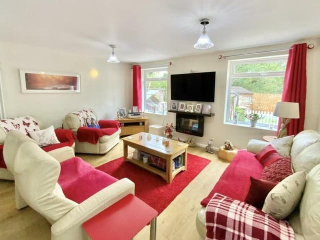 One of the three living rooms