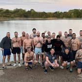 The Man Cave lads from Milton Keynes tested out the theory that cold water swimming boosts mental health