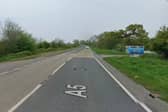 The woman was seen walking on the A5 near Hobby Fish.