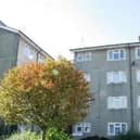 One of the 16 Reema blocks of flats in Bletchley
