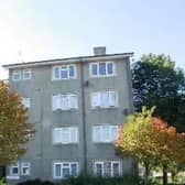 One of the 16 Reema blocks of flats in Bletchley
