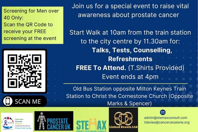 March for men flyer