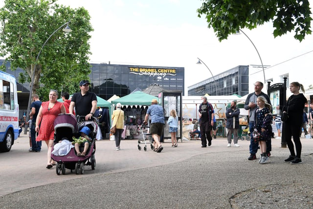 The Bletchley Food and Craft Market attracted a steady steam of visitors