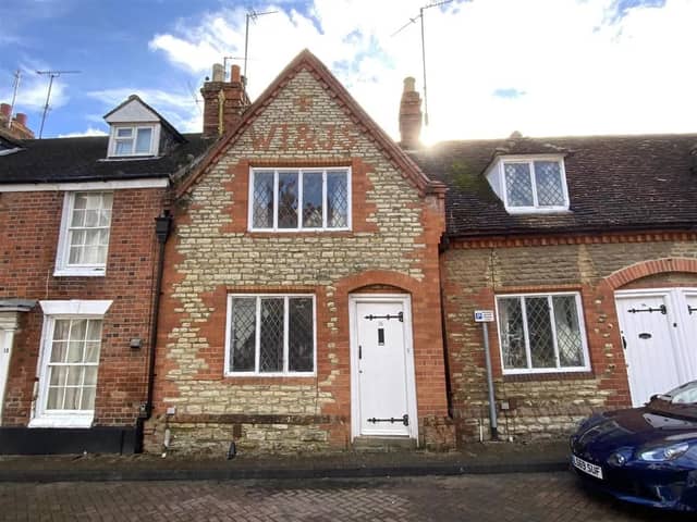 An outside view of the two-bed cottage in Stony Stratford. Pic: Zoopla