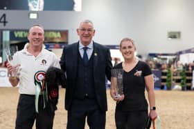 Winners Alan Bray and Stacey Irwin-Burns.  Image: Yulia Titovets - The Kennel Club