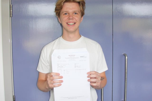 Maciej Jankowski achieved straight A* grades and will attend the University of Southampton to read Psychology
