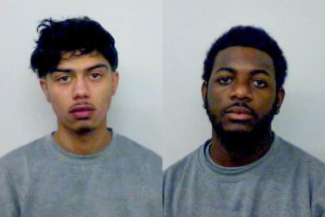 Brookton Lagan (left) and Taison Cyrille. Photo: Thames Valley Police