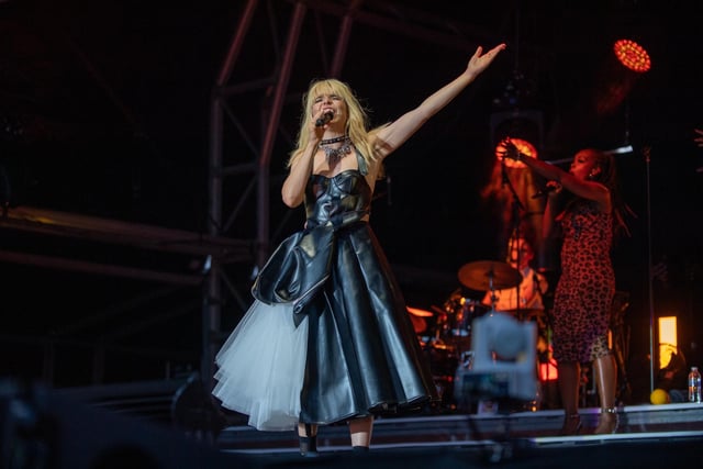 Paloma Faith performing at Campbell Park in Milton Keynes on July 17, 2022. Photo by David Jackson.