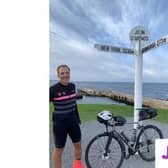 Dr Strachan cycled more than 1000 miles to help Milton Keynes hospital