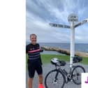 Dr Strachan cycled more than 1000 miles to help Milton Keynes hospital