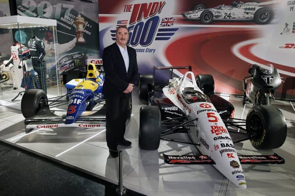 Nigel Mansell at Silverstone Museum