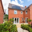 DWSM - 20 - A typical energy efficient home with solar photovoltaic panels at Mallard Meadows