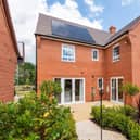DWSM - 20 - A typical energy efficient home with solar photovoltaic panels at Mallard Meadows